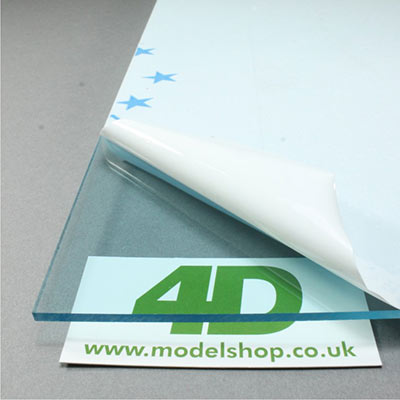 3mm light blue tinted acrylic sheets