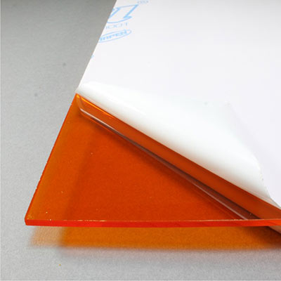 3mm amber tinted acrylic sheets