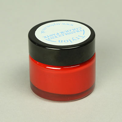 Translucent red resin pigment