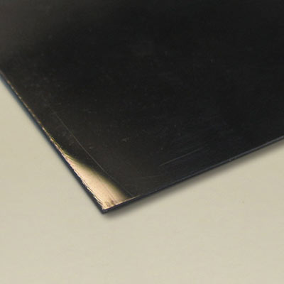 0.5mm black styrene for model making