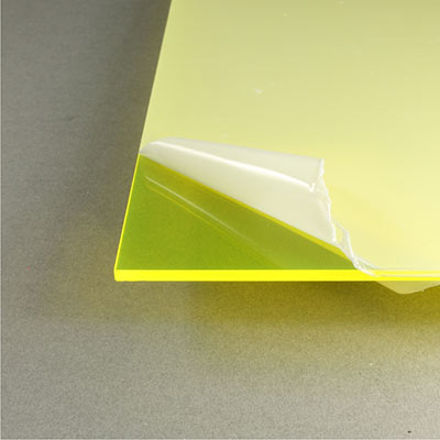 Fluorescent yellow light-gathering acrylic sheet