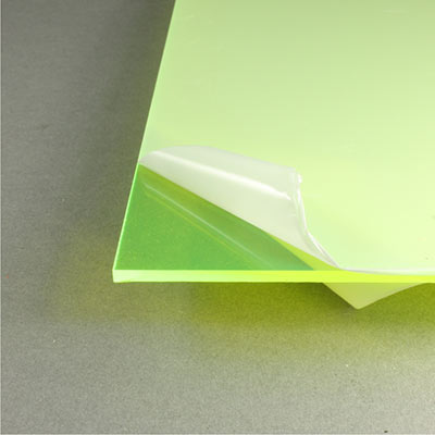 Fluorescent green light-gathering acrylic sheet