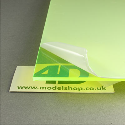 Fluorescent green light-gathering acrylic sheet