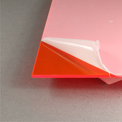 Fluorescent red light-gathering acrylic sheet