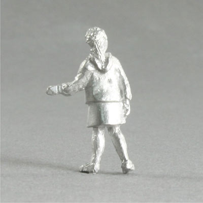 1:50 girl in jacket & dress (27mm high)