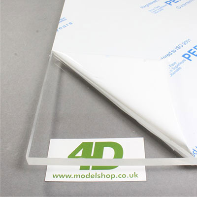 Clear perspex sheet