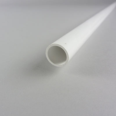 19.1mm white butyrate round tube