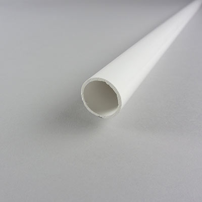 22.2mm white butyrate round tube