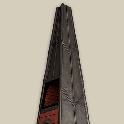 Cathedral spire lead detail by Steven Jones