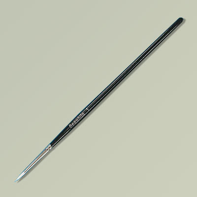 Round White Synthetic Brush No 0