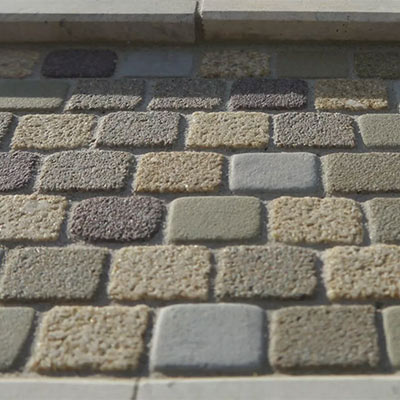 1:12 mixed coloured cobble stones