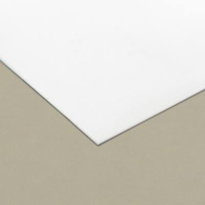 0.5mm white HIPS styrene sheet for model making