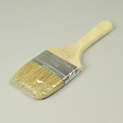 Pack of 12 100mm natural bristle brushes