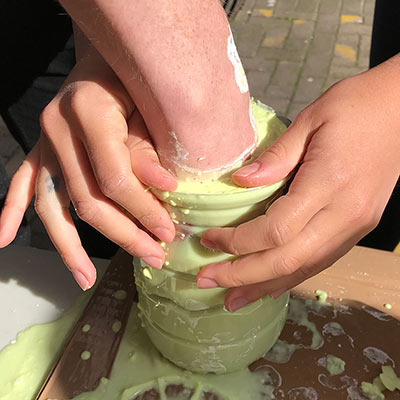Body casting alginate impression compound