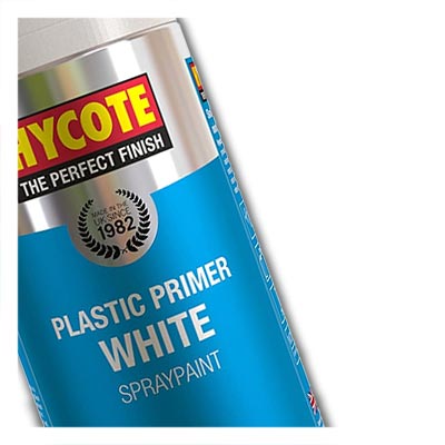 White primer for all types of plastic