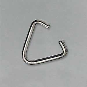 Clamp 1.5 x 13mm Pk20 silver effect