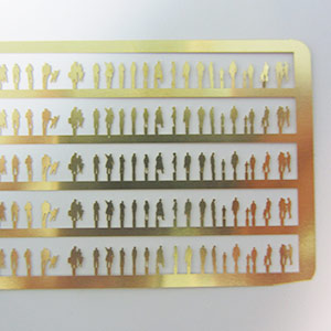 Flat figures for 1:500 scale architectural & interior design models