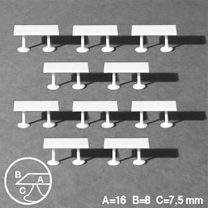 1:100 rectangular tables