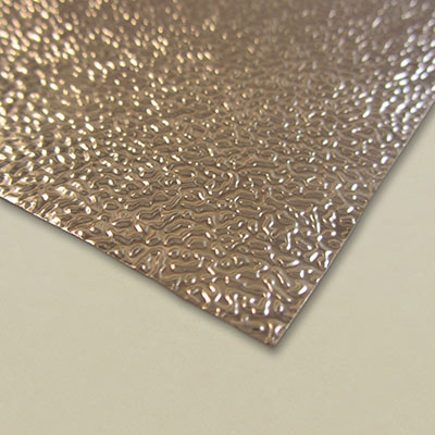 Aluminium embossed ripple sheet