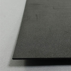 Foam fabric black 2 x 200 x 300mm