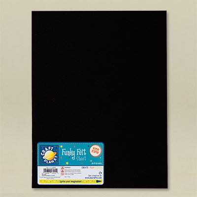 Black felt sheet