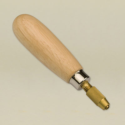 Needle file handle, wooden