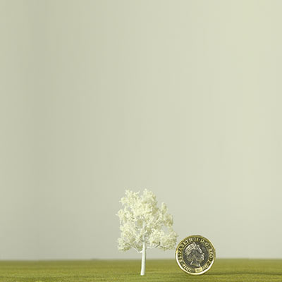 50mm white model tree