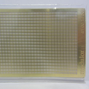 Brass rectangular mesh