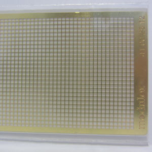 Brass square mesh