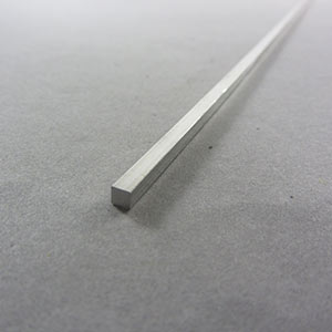 Aluminium square rod 4.0mm 1000mm