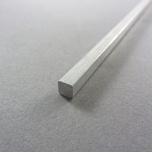 Aluminium square rod 6.0mm 1000mm