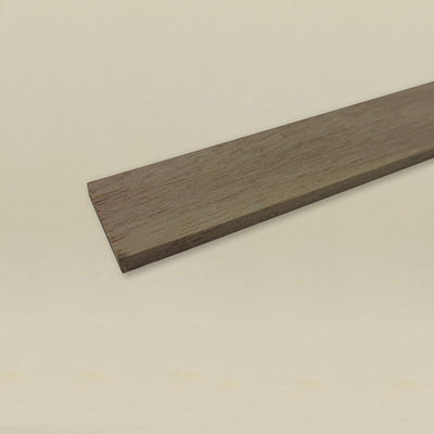 3.0 x 12mm Walnut rectangular rod for model making