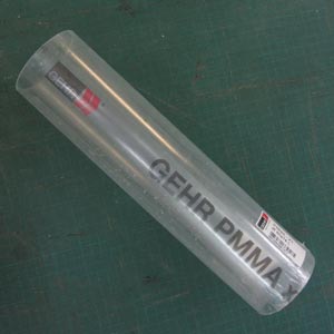 80mm clear acrylic round tube