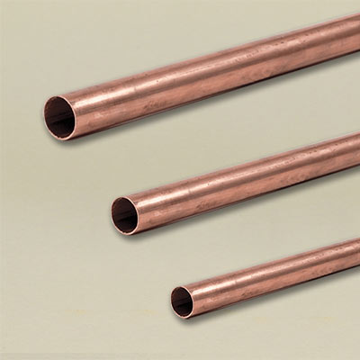 304mm long copper round tube