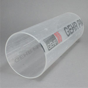 Clear acrylic round tube 330mm