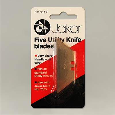 Retractable knife, Jakar Utility spare blades