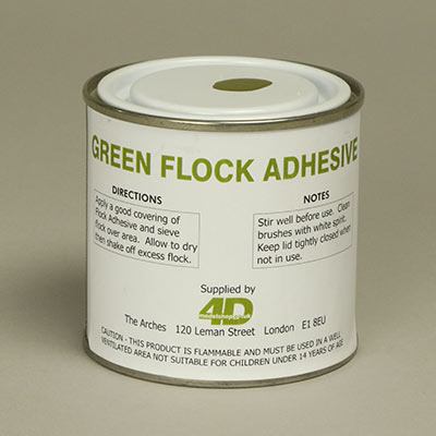 Flock adhesive 250ml (green)