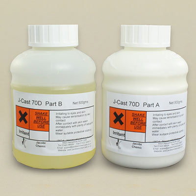 Resin opaque white Fast Cast 70D 1Kg