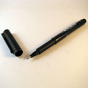 Pitt artist pen black super fine