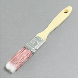 Brush, synthetic bristles, plastic handle 25mm