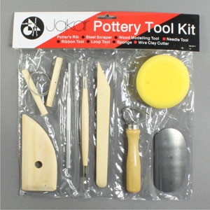 Pottery tool kit 8-piece
