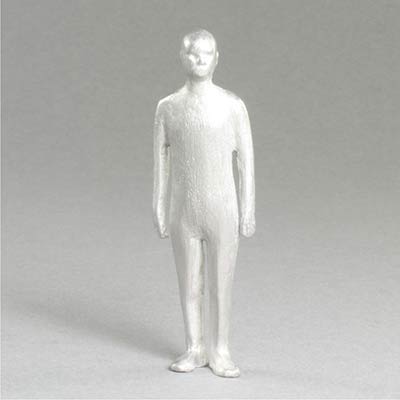1:25 figure, male standing metal