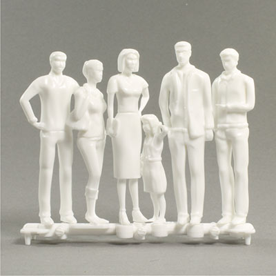 1:25 figures standing Pk6 white