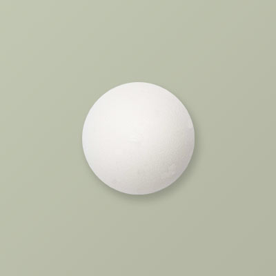 Ball, polystyrene 60mm Pk50