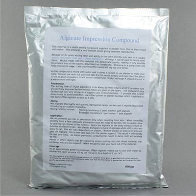 How to use Alginate Body Casting Compound