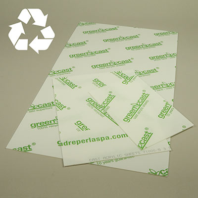 Green Cast recyclable cast acrylic sheet