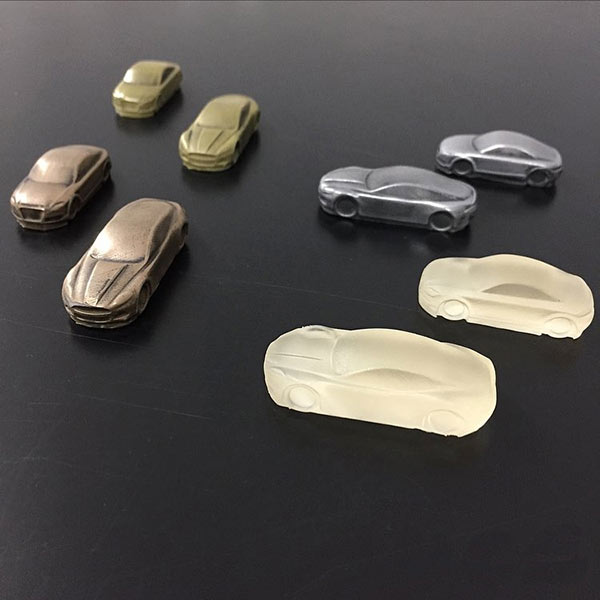 Resin cast scale cars