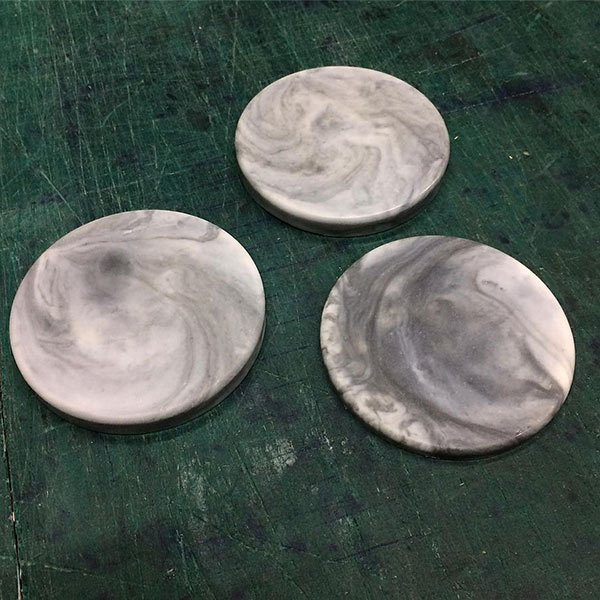 Marble effect resin casting