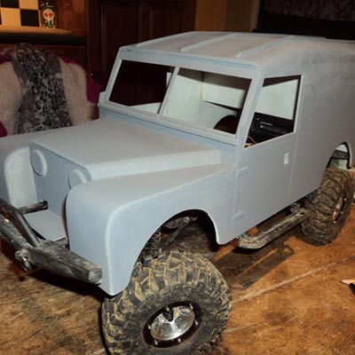 Foamed PVC Palight Land Rover model