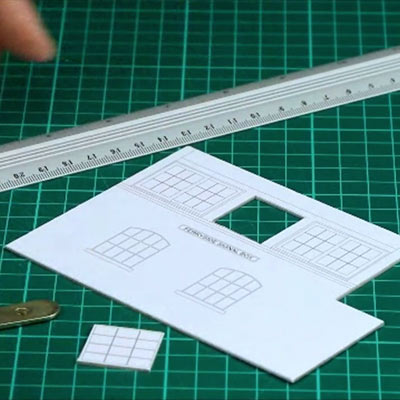 Model Making 101 - cutting elevations in card
